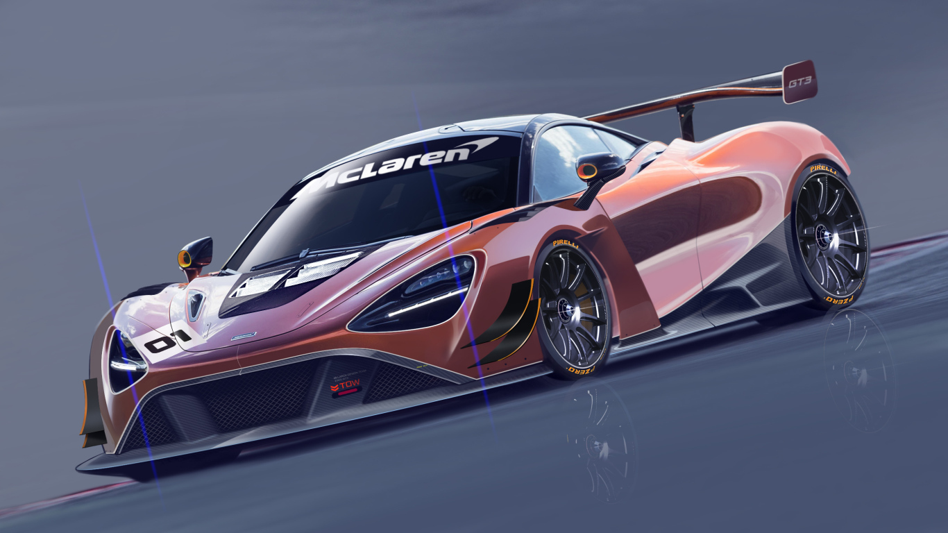 Гоночный автомобиль McLaren 720S GT3, 2019