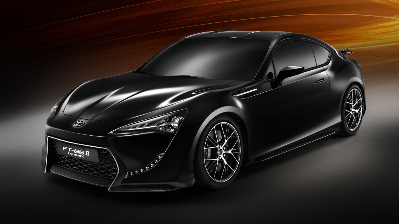 Черный спорткар Toyota FT 86 II концепт
