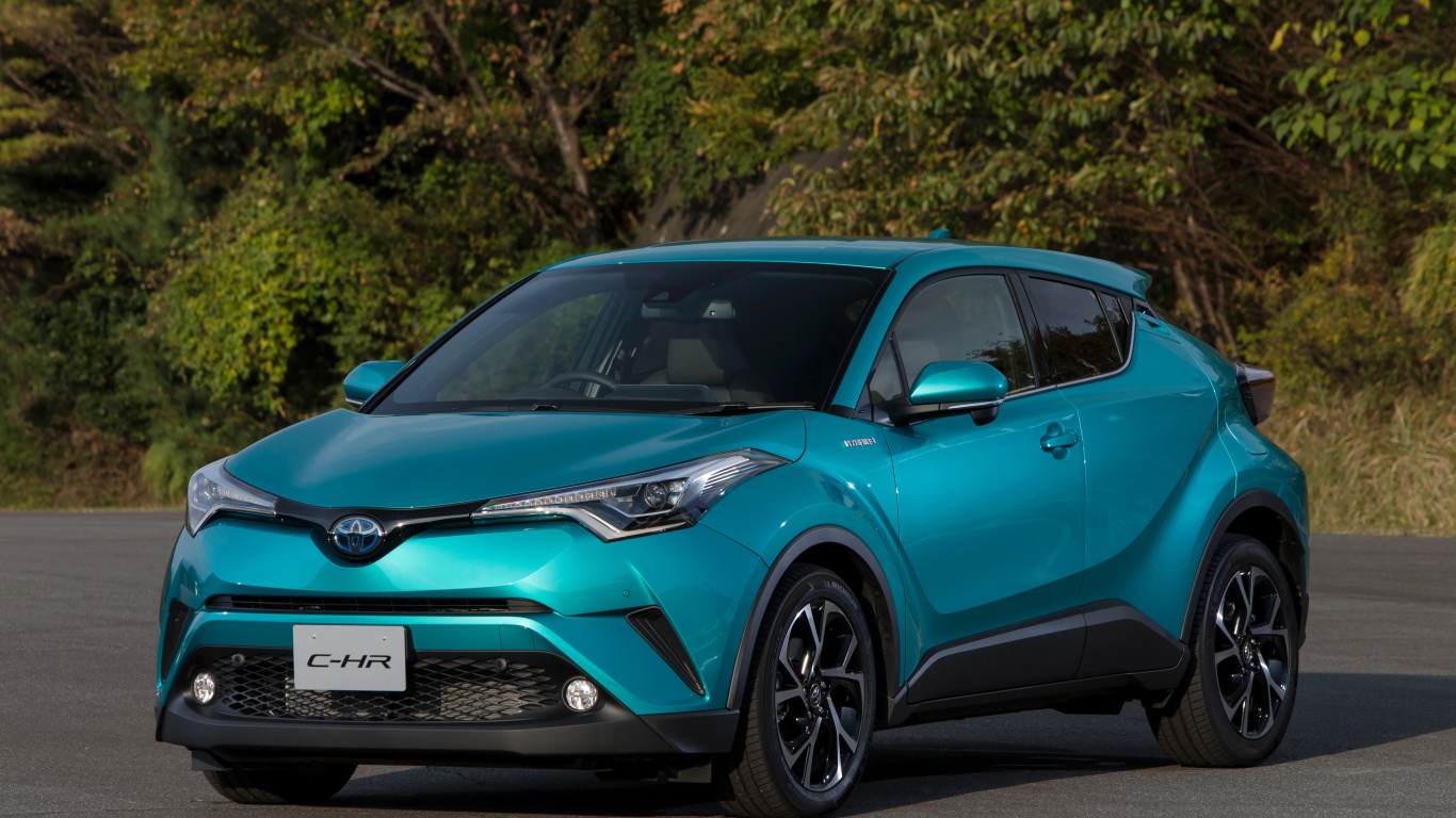 Автомобиль Toyota C-HR Hybrid, цвет бирюзовый металлик 