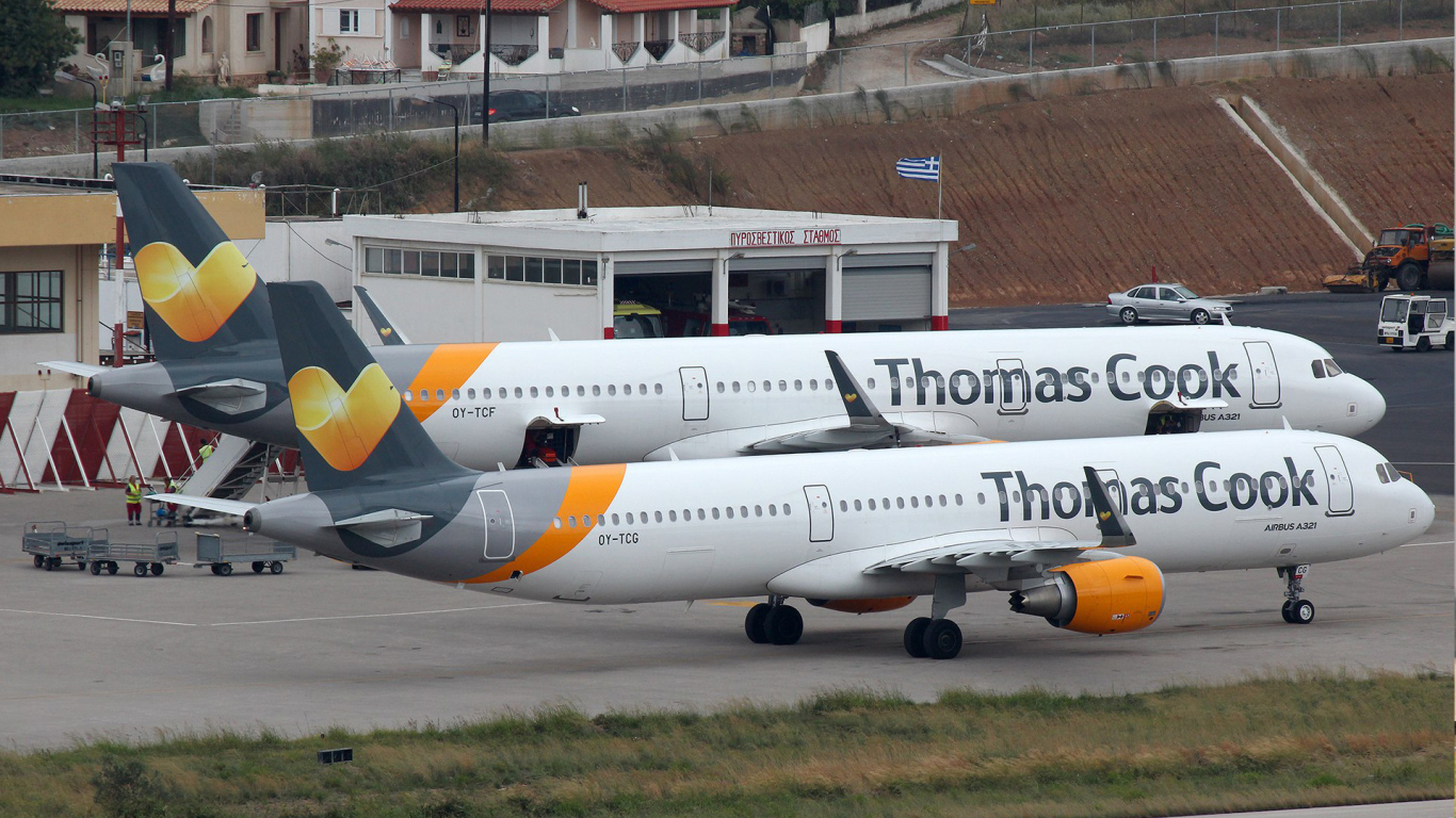 Airbus A321 авиакомпании Thomas Cook