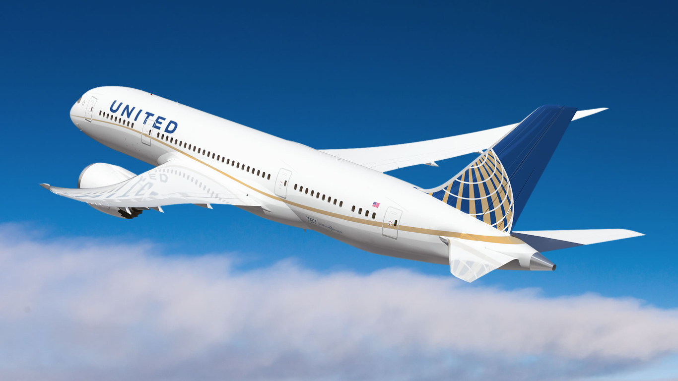 Boeing 737-800 авиакомпании United Airlines 