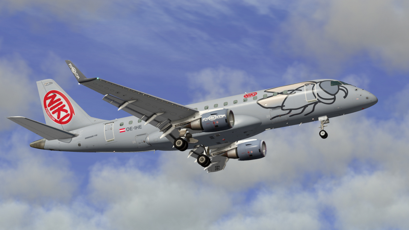 Embraer 170 австрийской авиакомпании Nikifly