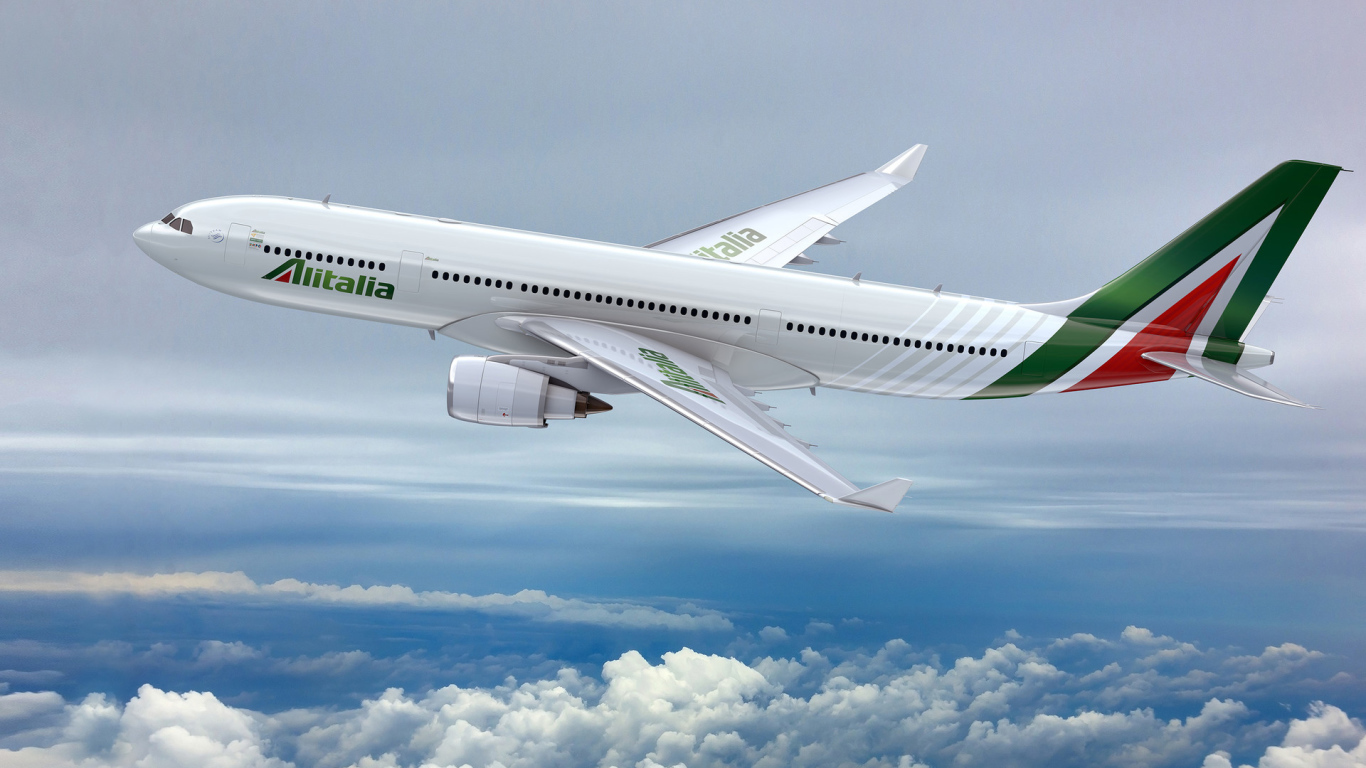 Boeing 777 авиакомпании Alitalia 