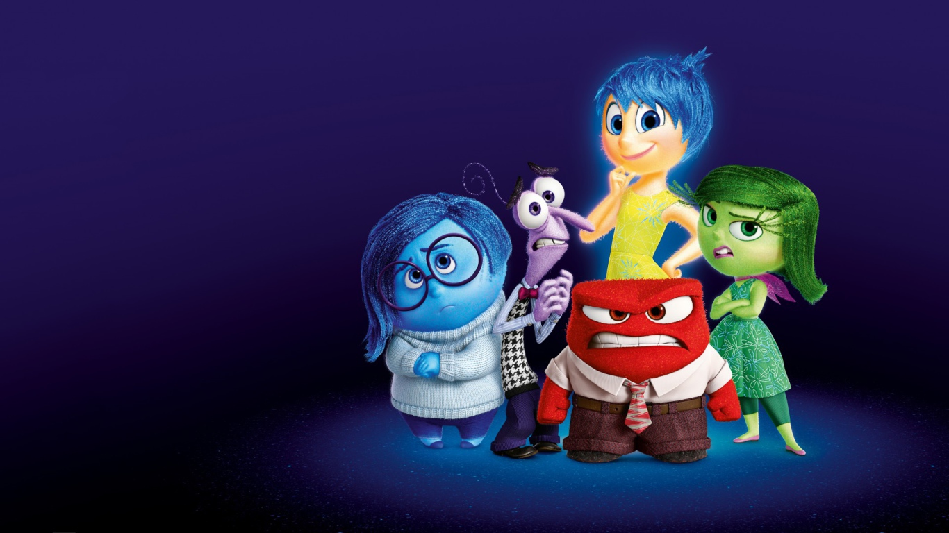 Главные персонажи эмоции мультфильм Головоломка 