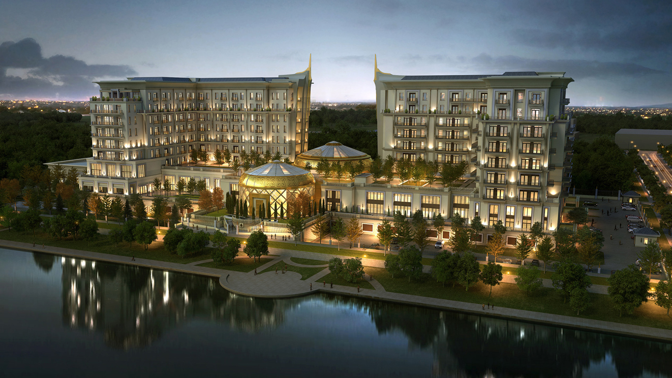 Красивый отель St. Regis город Астана 