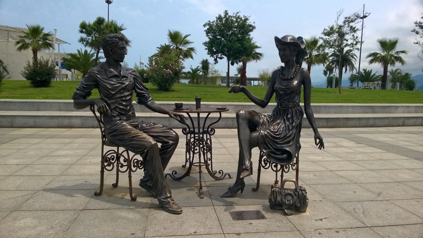 Памятник на Батумском бульваре  