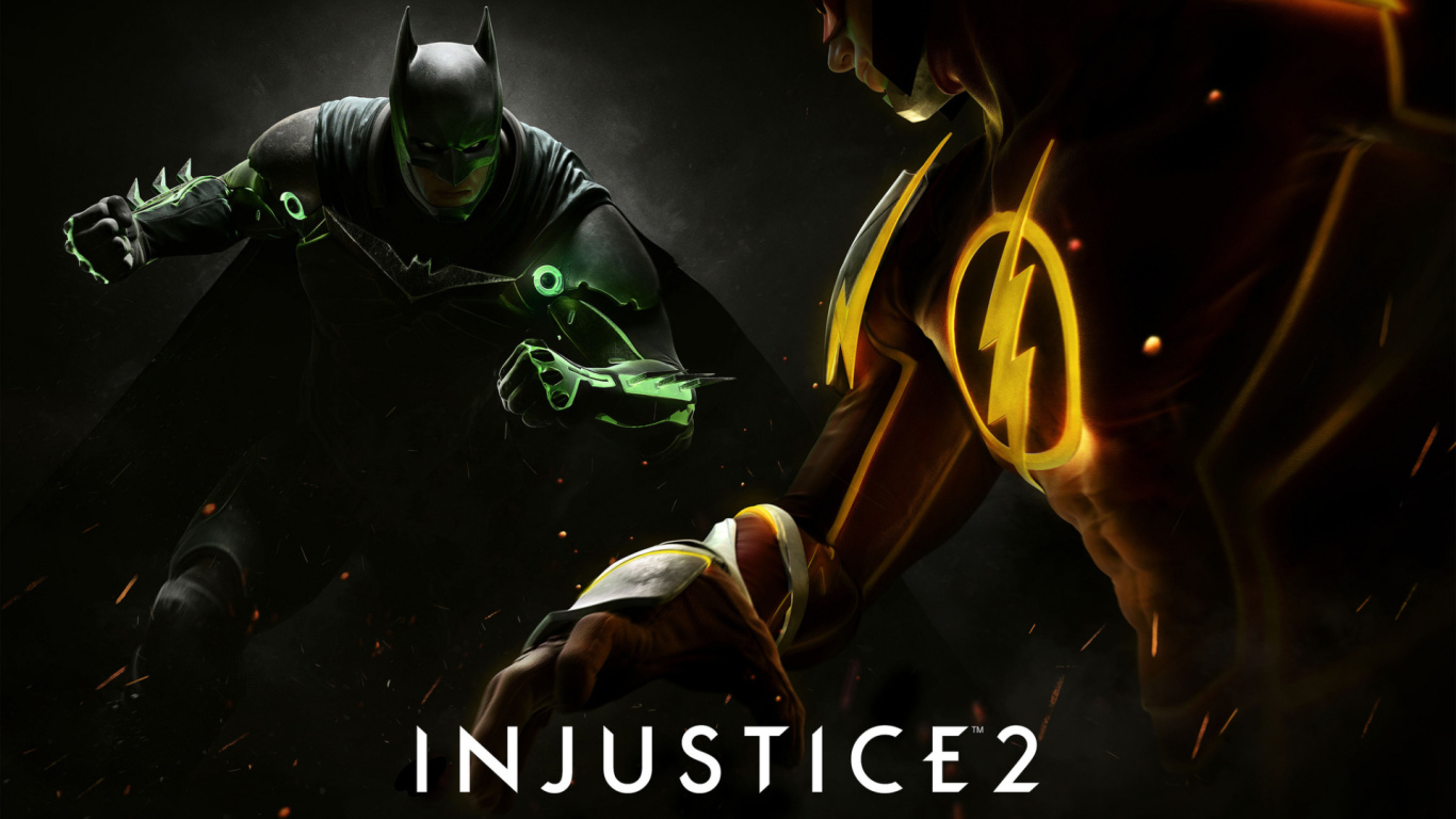 Бэтмен и Флэш герои игры Injustice 2 