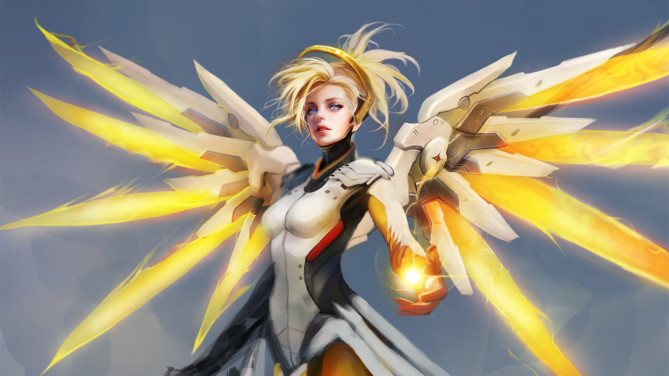 Мерси персонаж игры Overwatch 