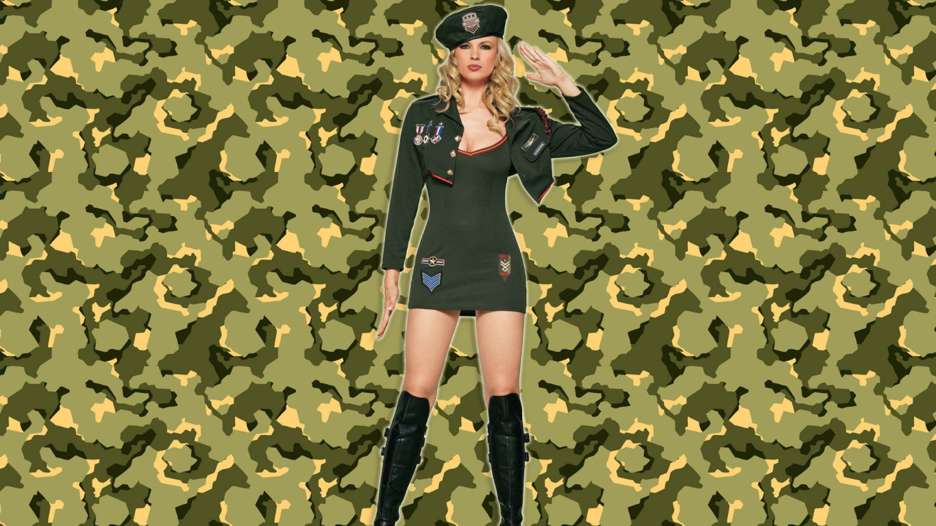 Настоящая защитница отечества 