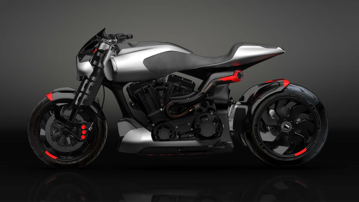 Мотоцикл Method 143 вид сбоку