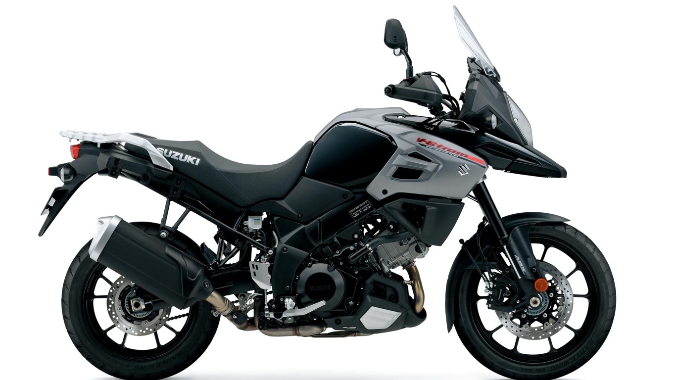 Motorcycle Suzuki V-Strom 1000 on a white background