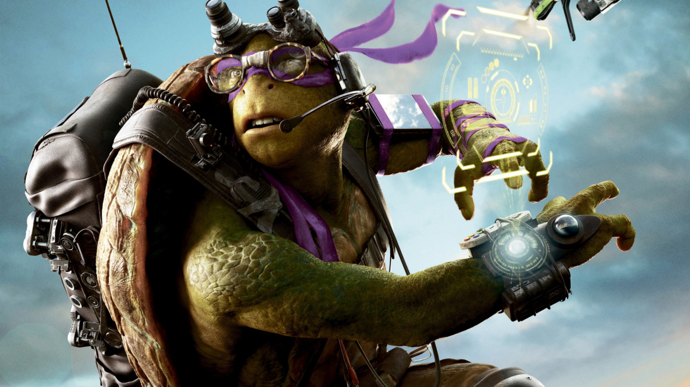 Черепашка Донателло персонаж фильма Черепашки-ниндзя 2 