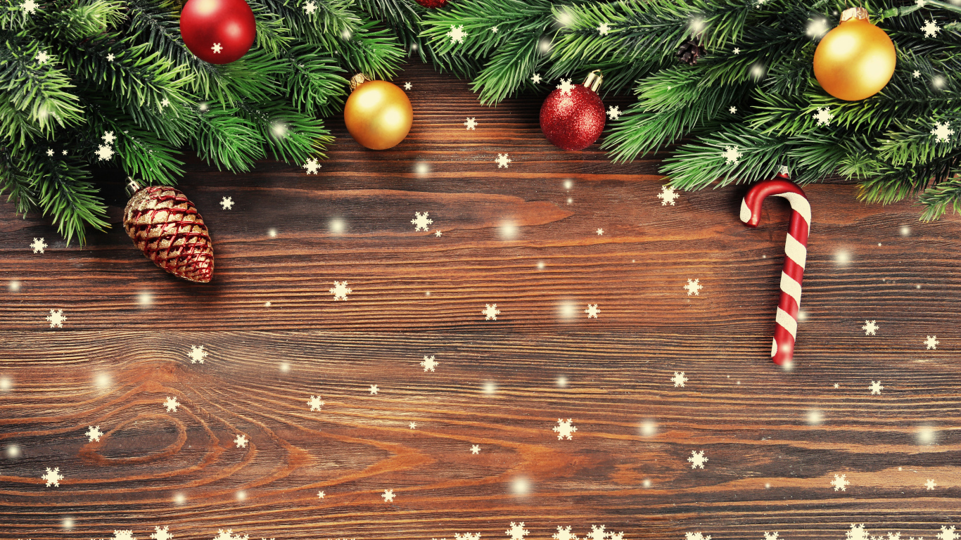 Красивый шаблон для новогодней открытки