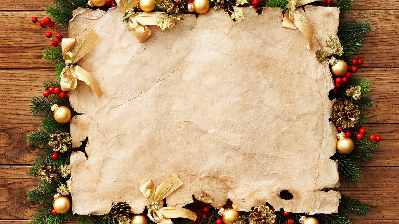 Шаблон поздравительной новогодней открытки