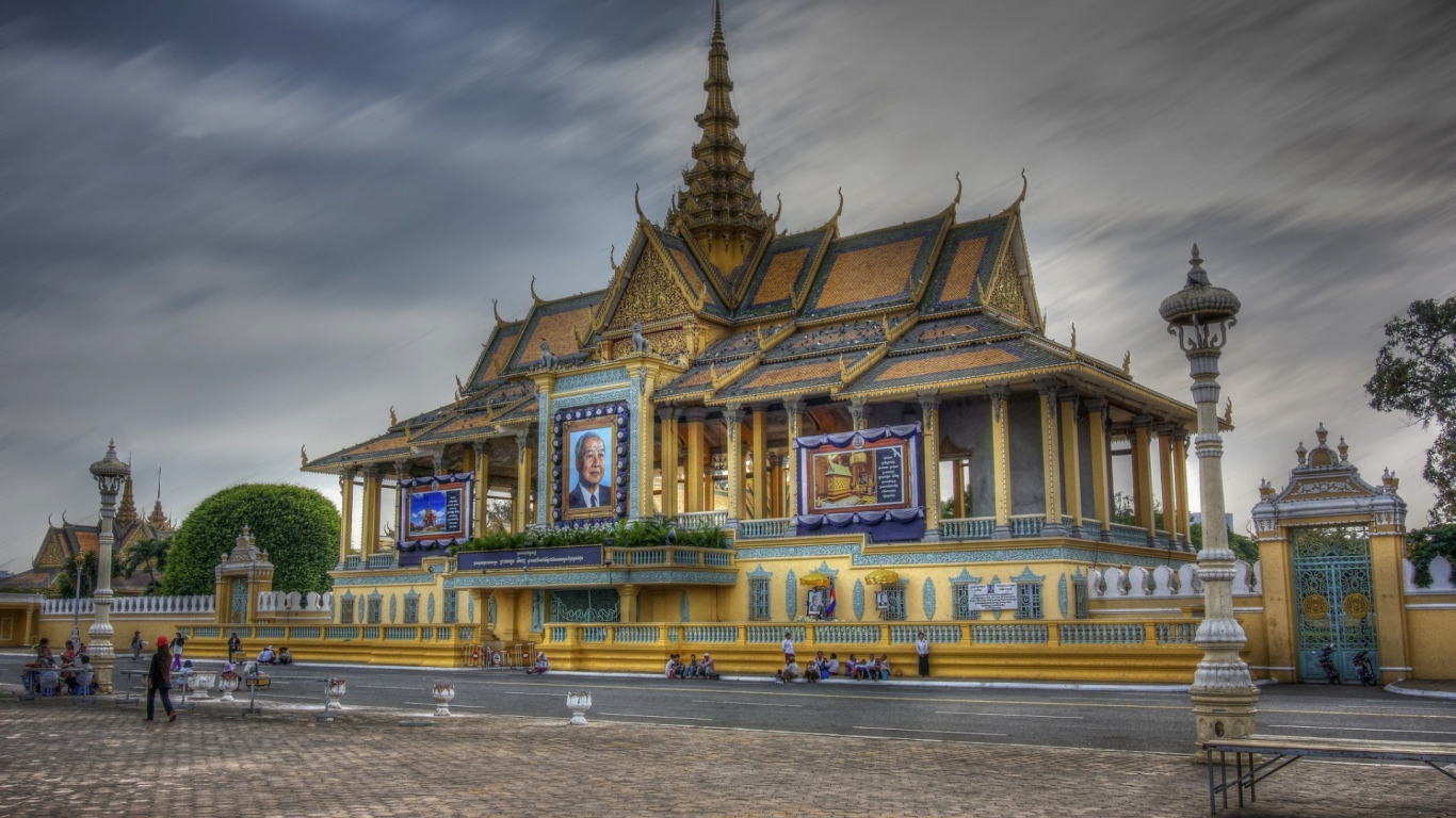 Дворец короля в Камбоджа