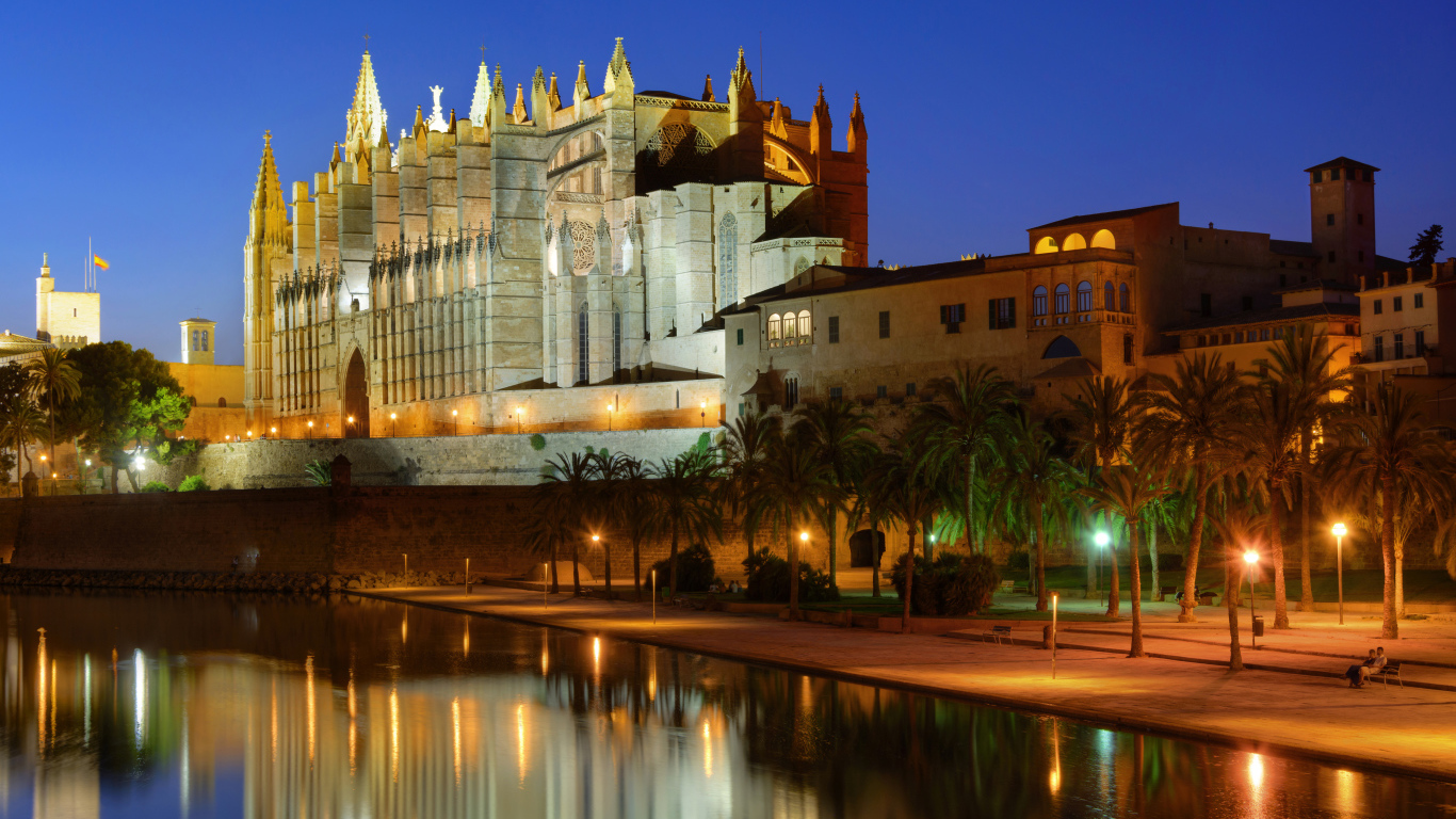 Кафедральный собор Санта-Мария, Пальма-де-Мальорка. Испания 
