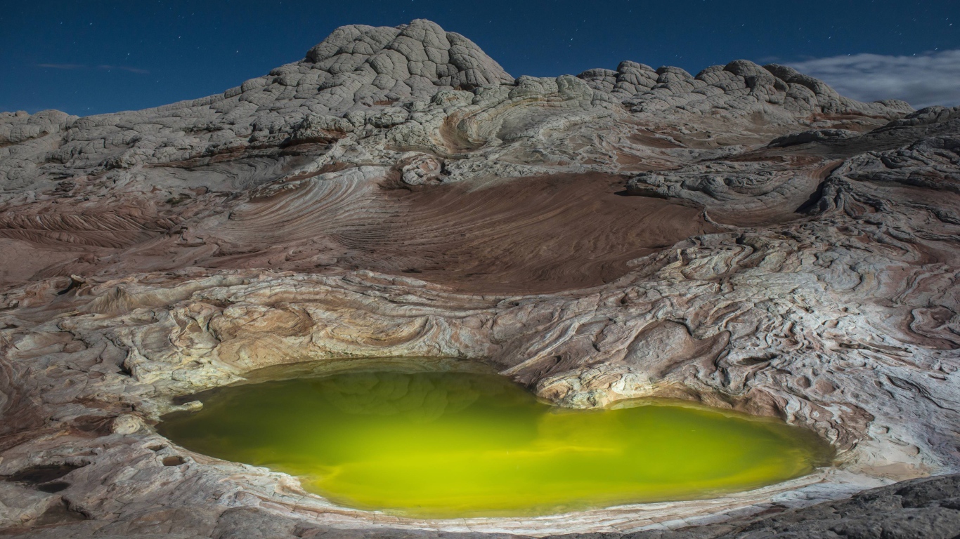Дюны Уайт - Покет, Национальный заповедник Вермилион Клифс,, Аризона. США