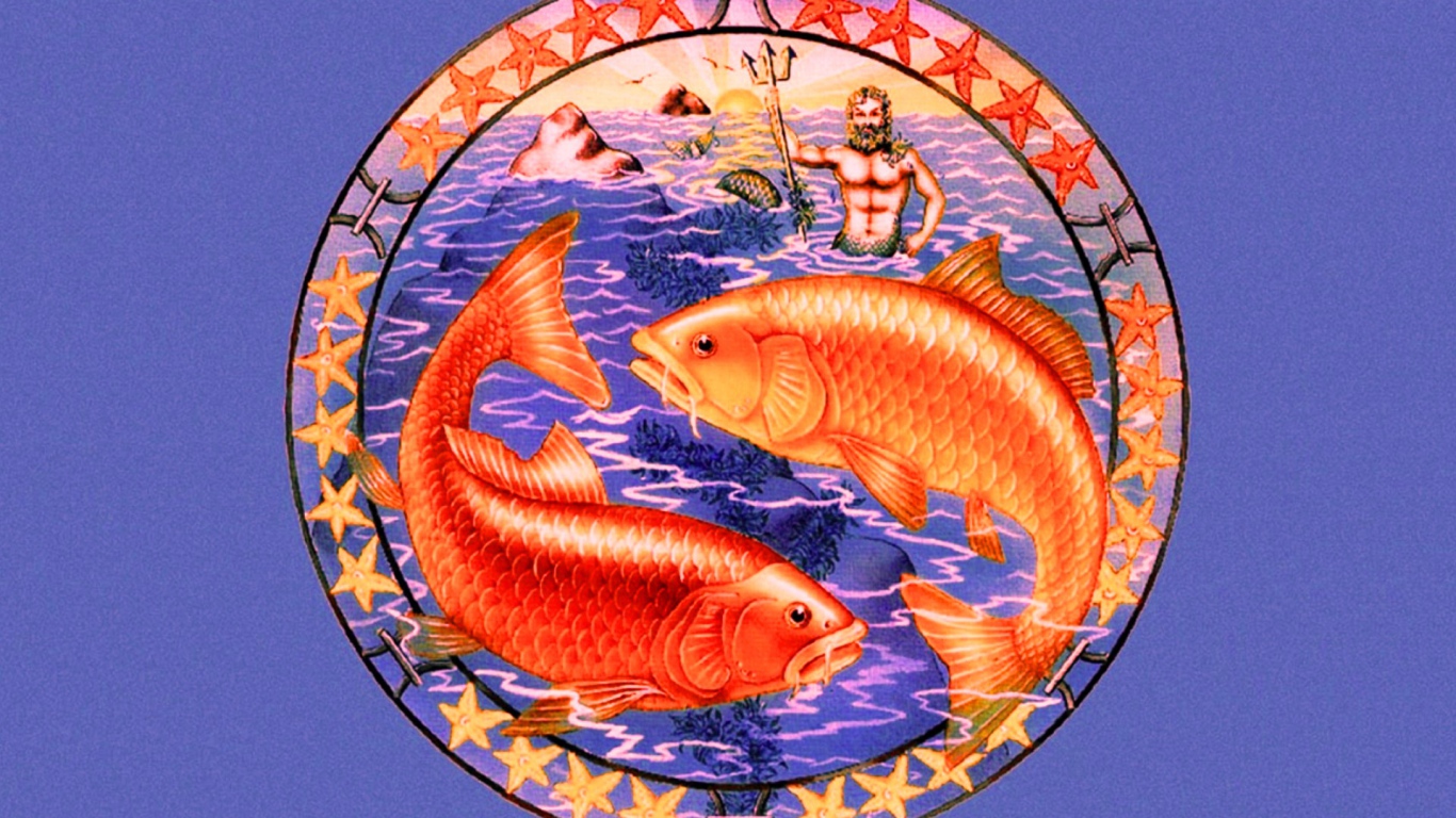 Знак зодиака Рыбы рисунок 