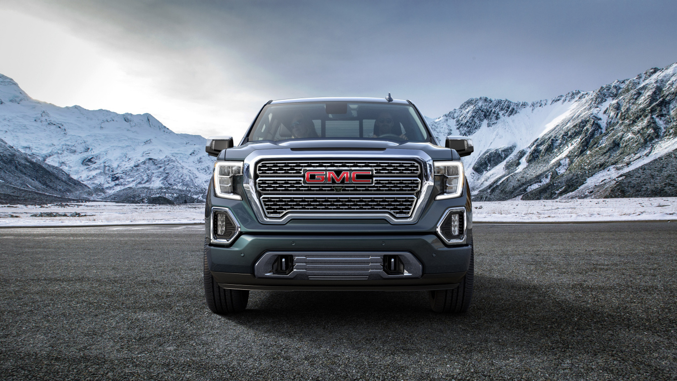 Автомобиль GMC Sierra, 2019 года вид спереди