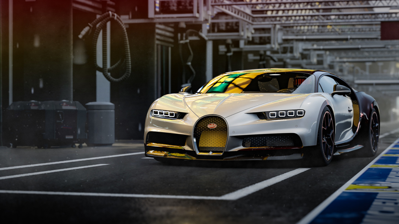 Спортивный автомобиль Bugatti Chiron 1500