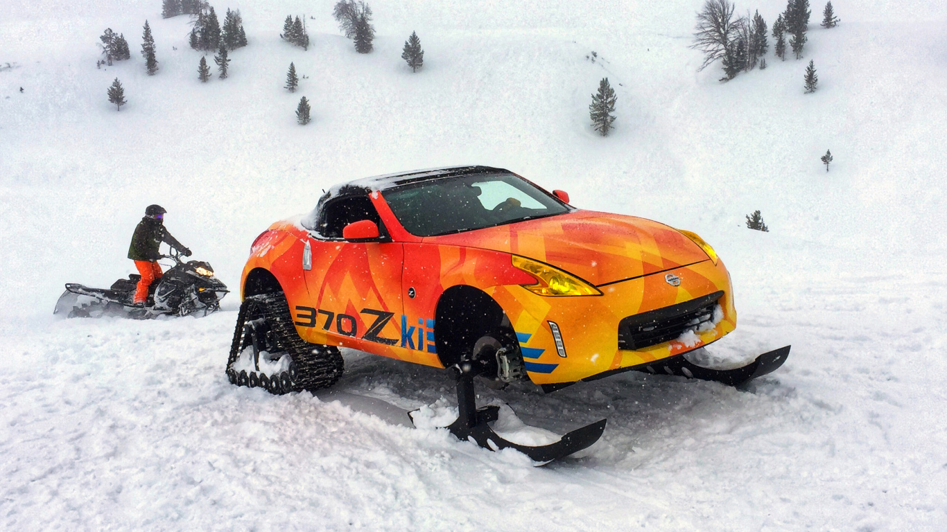 Автомобиль снегоход Nissan 370Zki, 2018