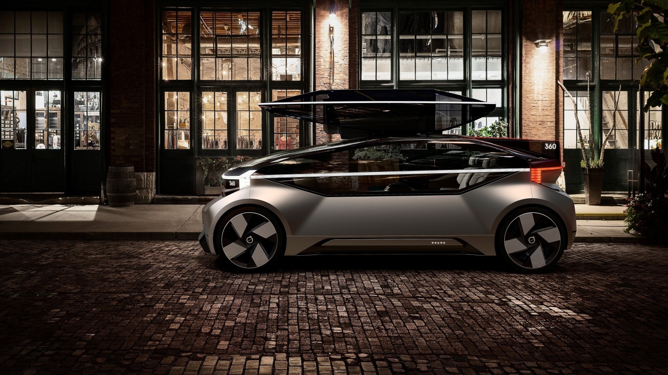 Необычный автомобиль Volvo 360c, 2018 года