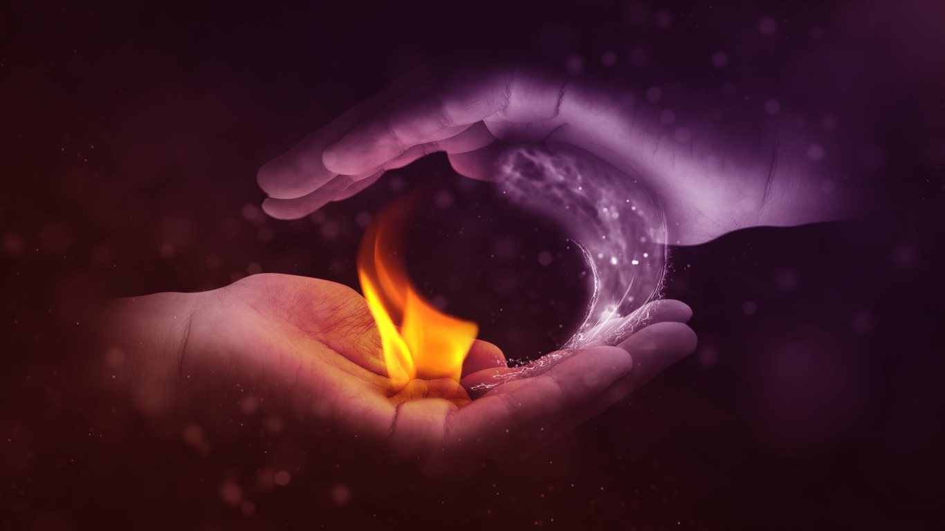 Огонь и вода в ладонях 