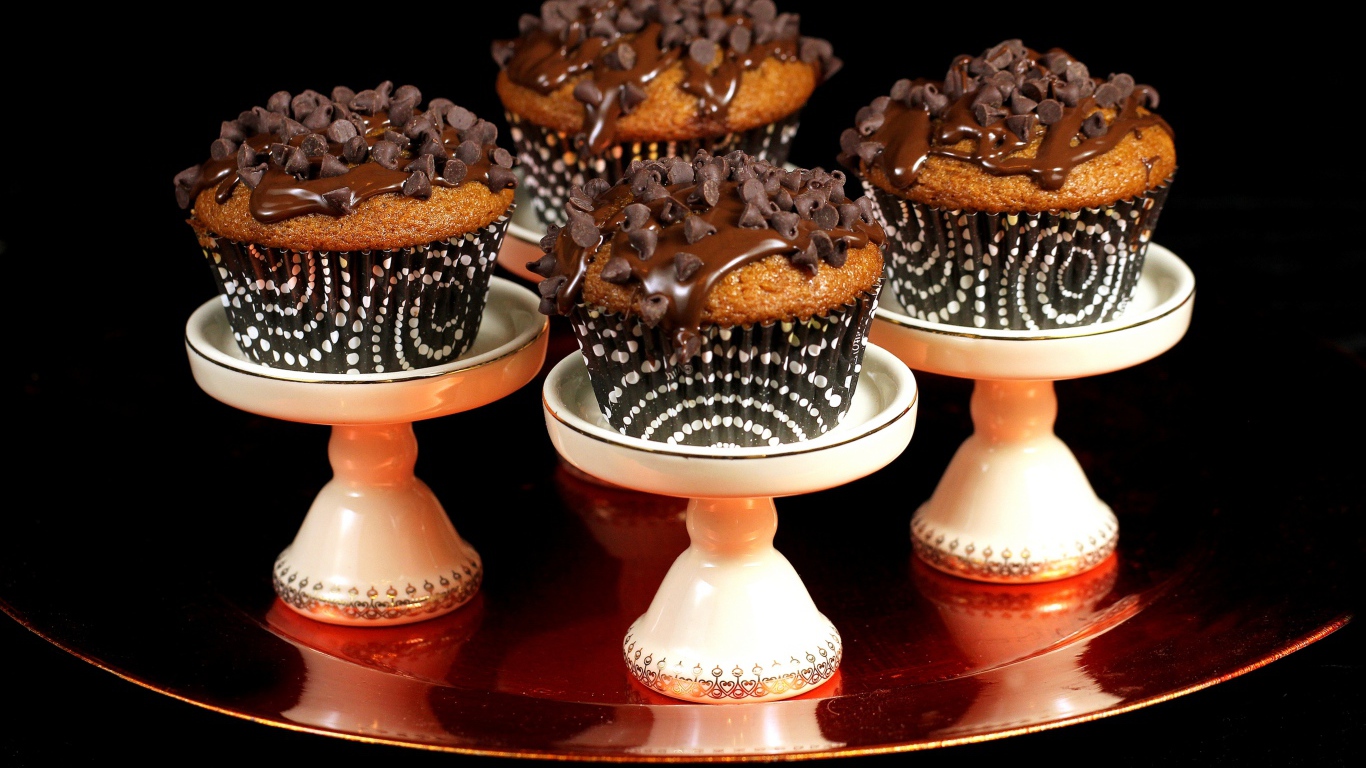 Аппетитные кексы с шоколадной крошкой