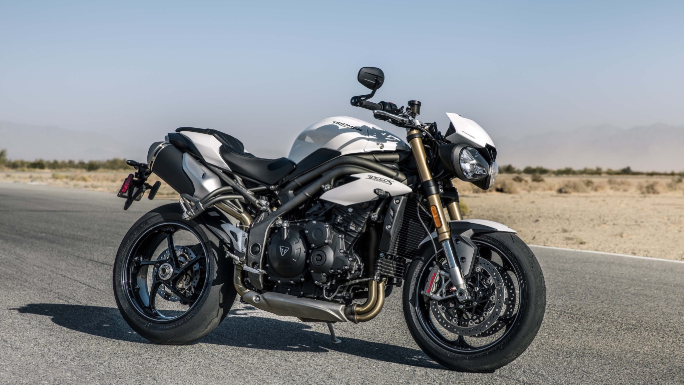 Мотоцикл Triumph Speed Triple S, 2018 на трассе