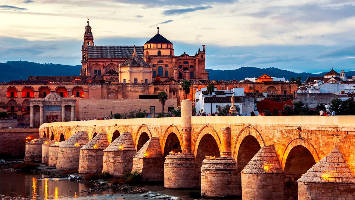 Арочный Римский мост, Кордова Италия