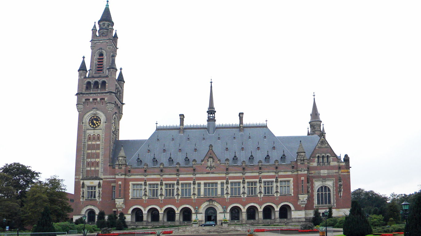 Здание  Дворец мира, Гаага. Нидерланды