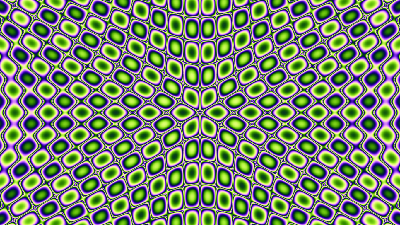 Красивый узор с оптической иллюзией 