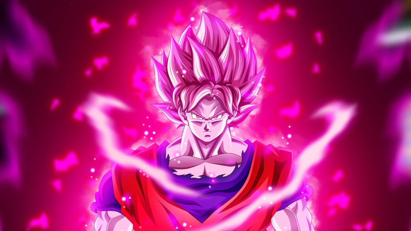 Персонаж Сон Гоку аниме Super Saiyan Blue