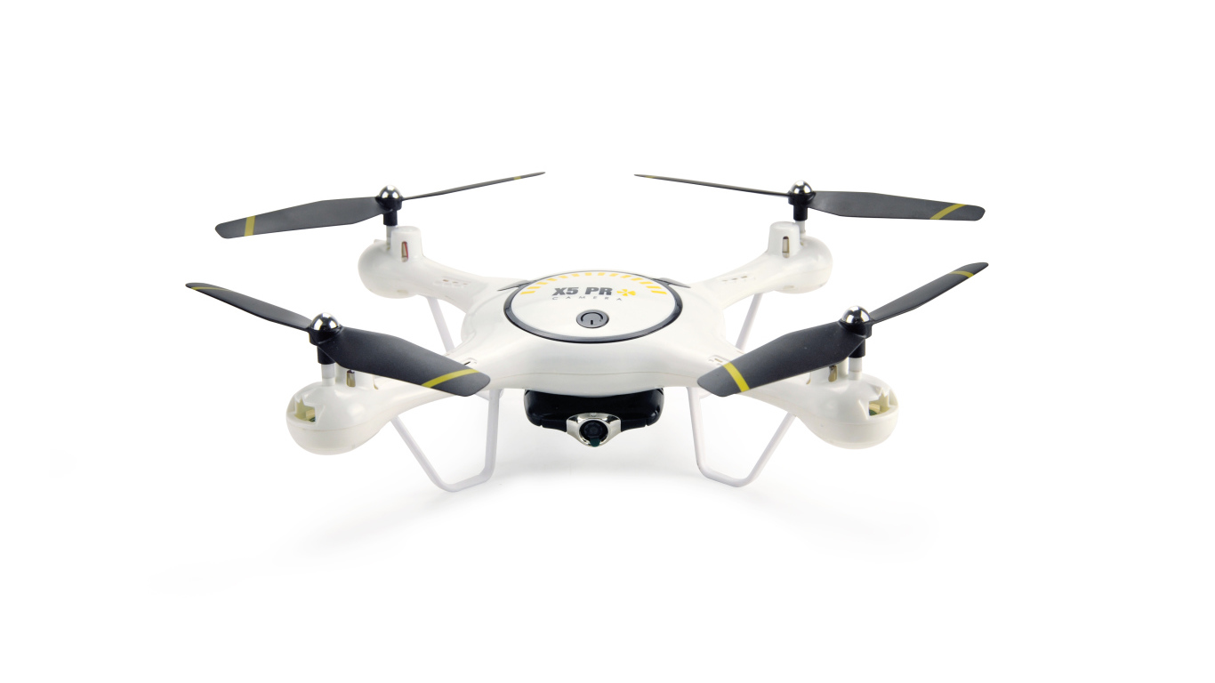 Радиоуправляемый квадрокоптер Aosenma X5UW FPV на белом фоне