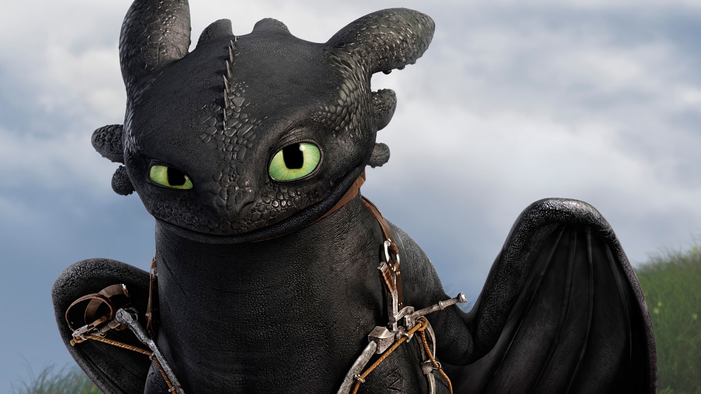 Toothless cartoon character How to Train Your Dragon 3