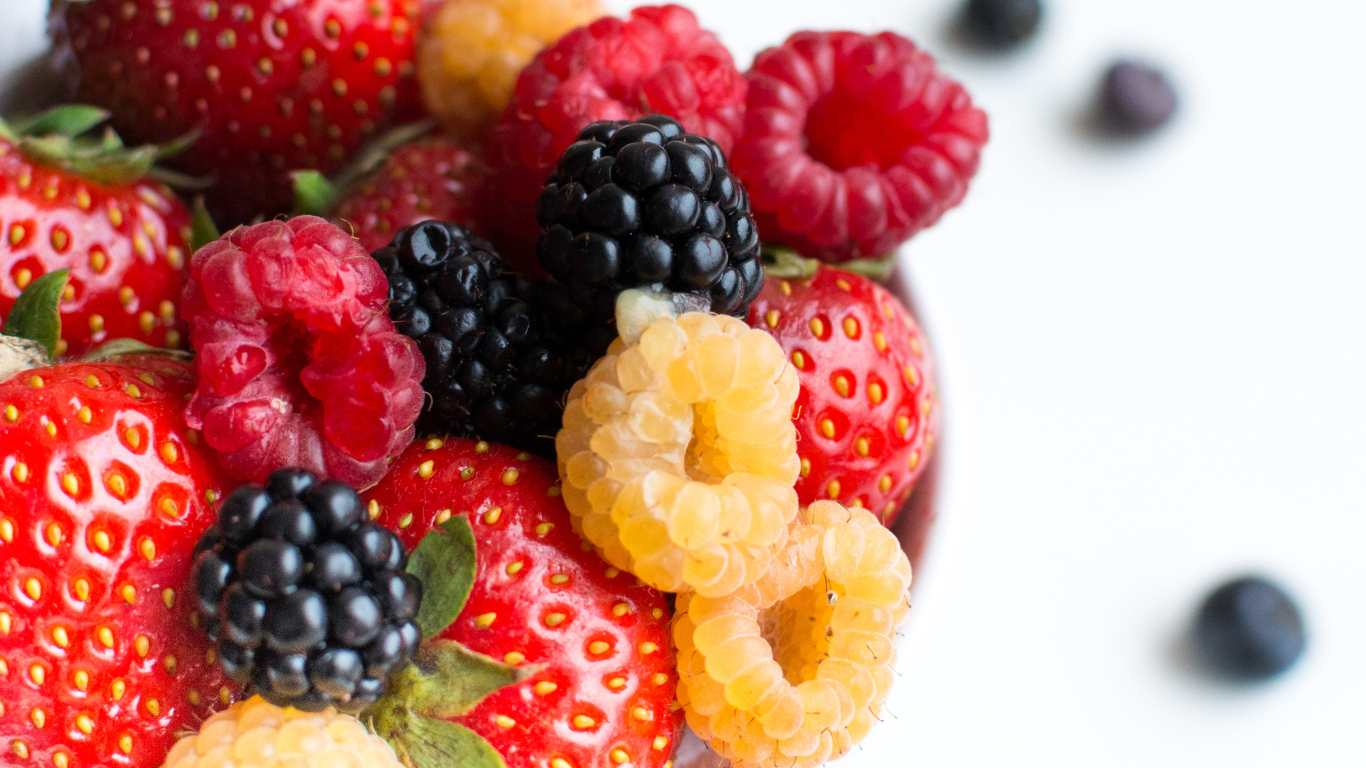 Вкусные сладкие спелые ягоды крупным планом