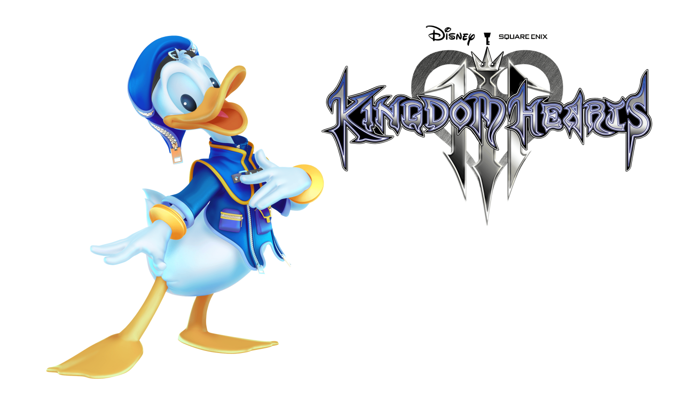 Donald Duck is a character of the computer game Kingdom Hearts III, 2019