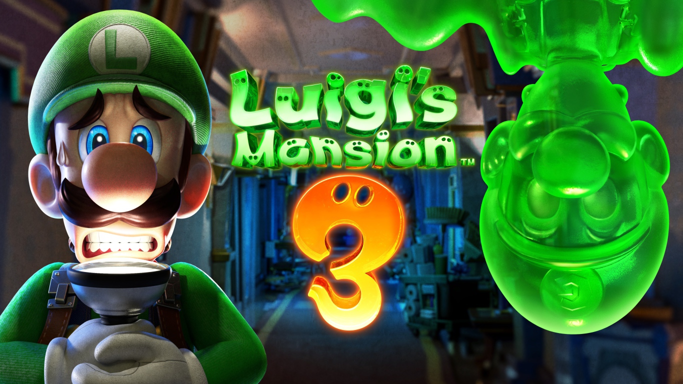 Постер видеоигры Luigi's Mansion 3, 2019