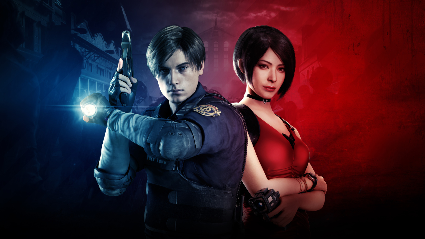 Постер новой компьютерной игры Resident Evil 2, 2019 года