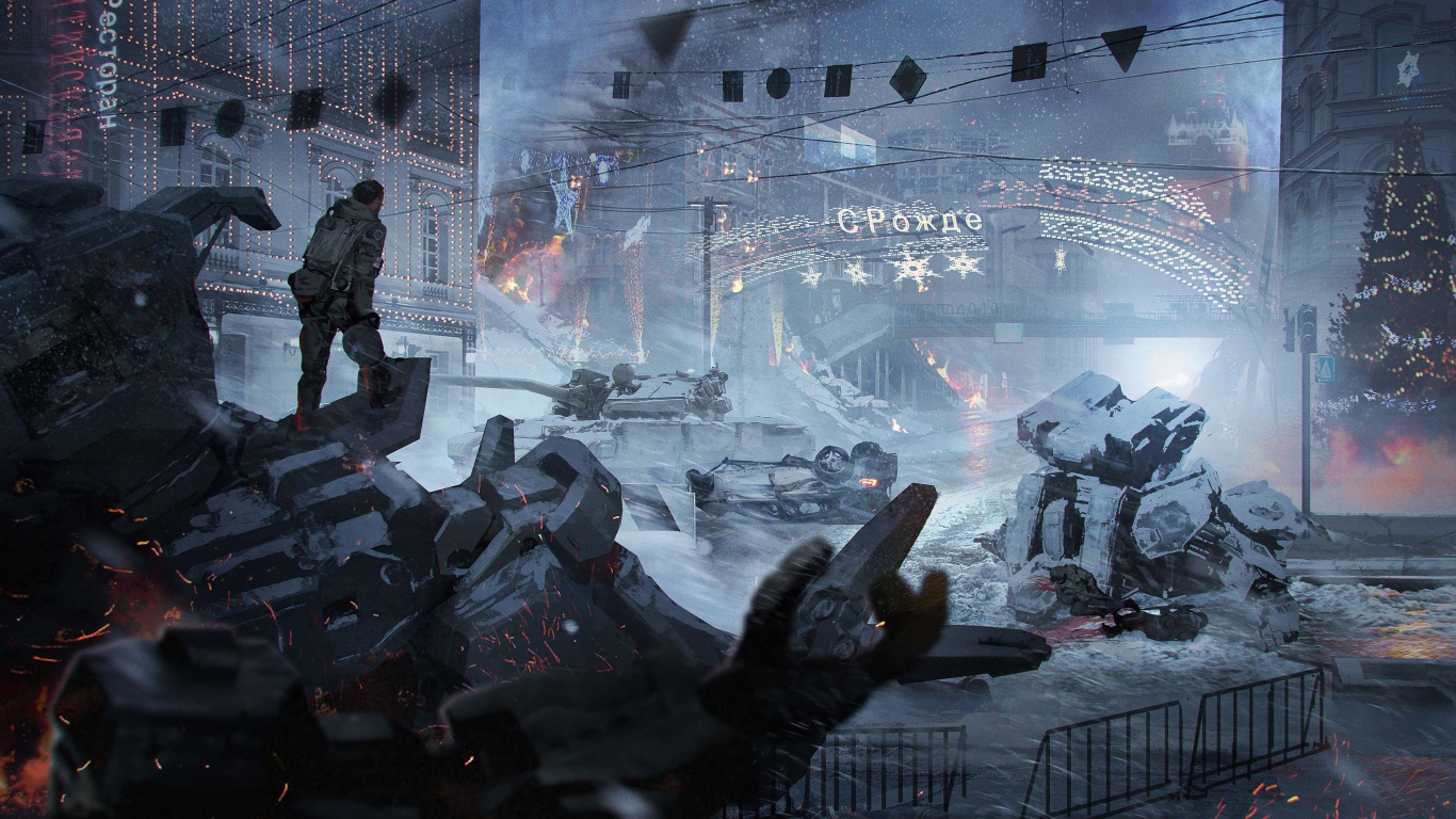 Скриншот компьютерной игры Left Alive, 2019 года