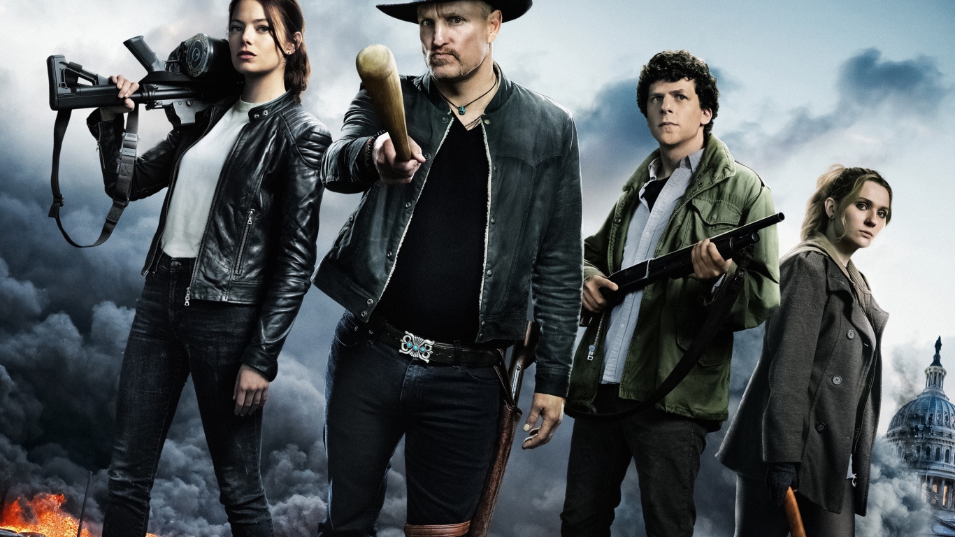 Poster for the new movie Zombieland: Control Shot, 2019
