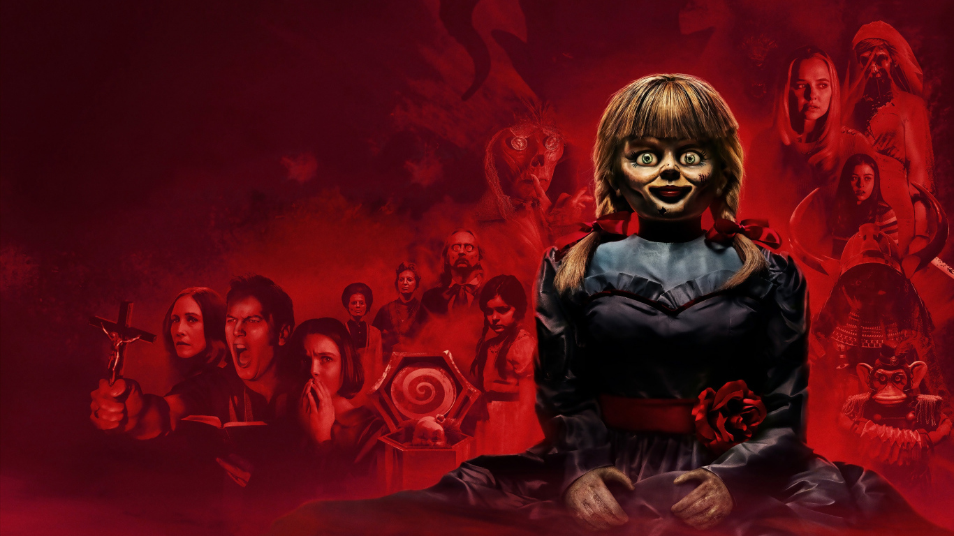 Постер нового фильма Проклятие Аннабель 3, 2019 года