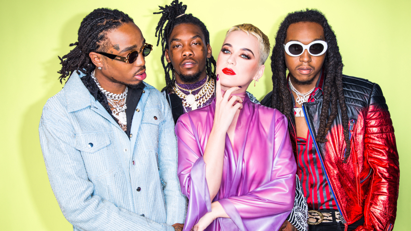 Migos band and singer Katy Perry