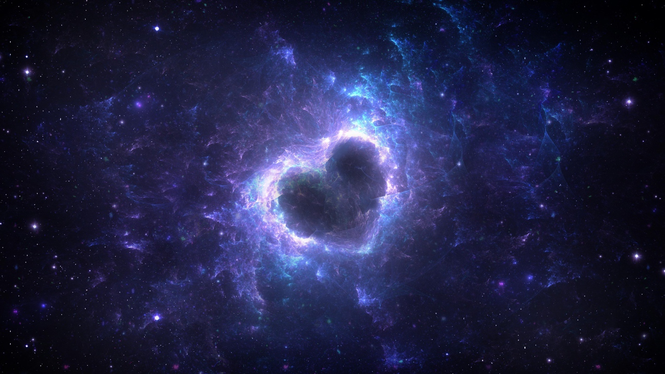 Heart in a star galaxy