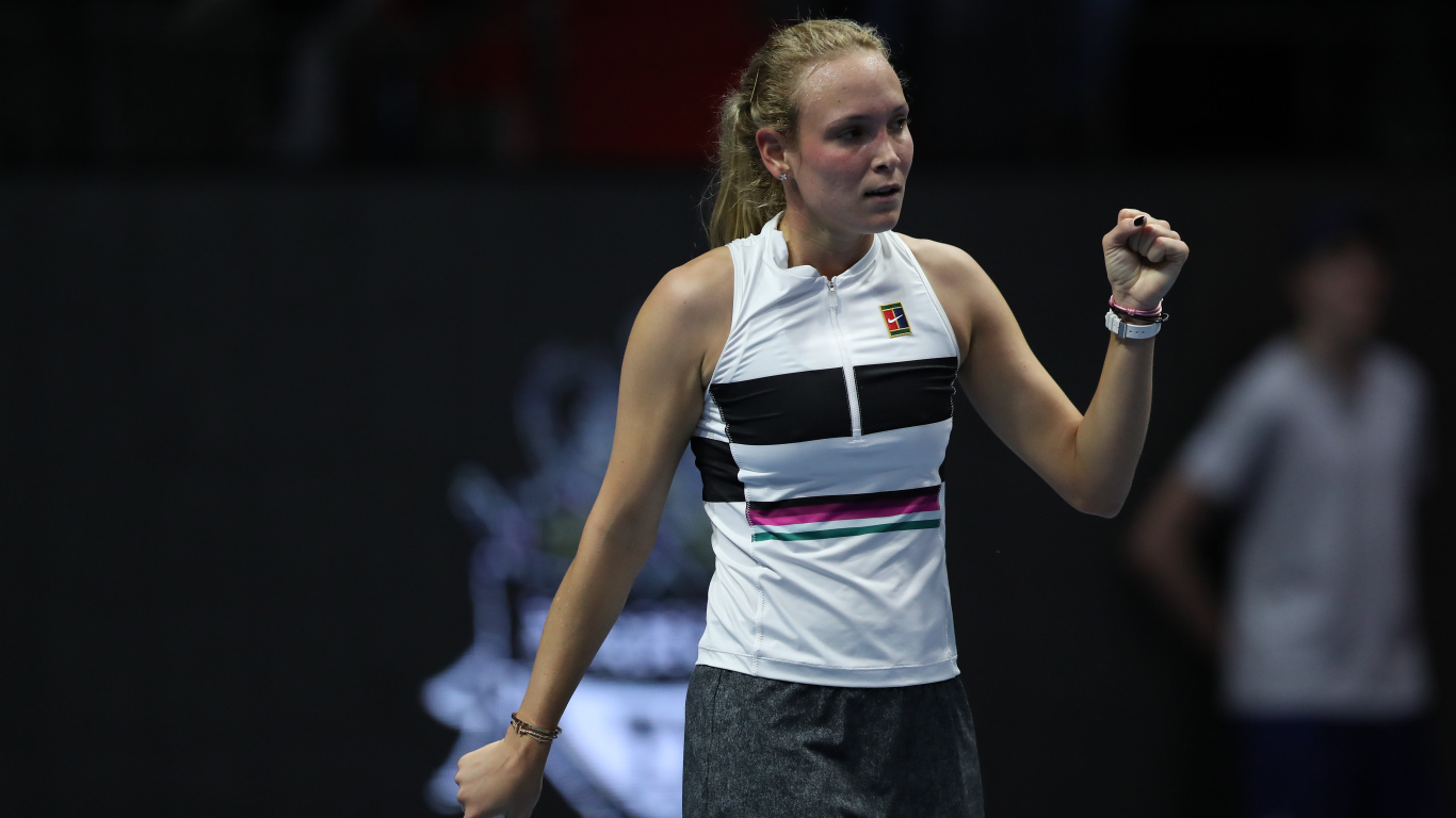 Теннисистка Донна Векич на корте