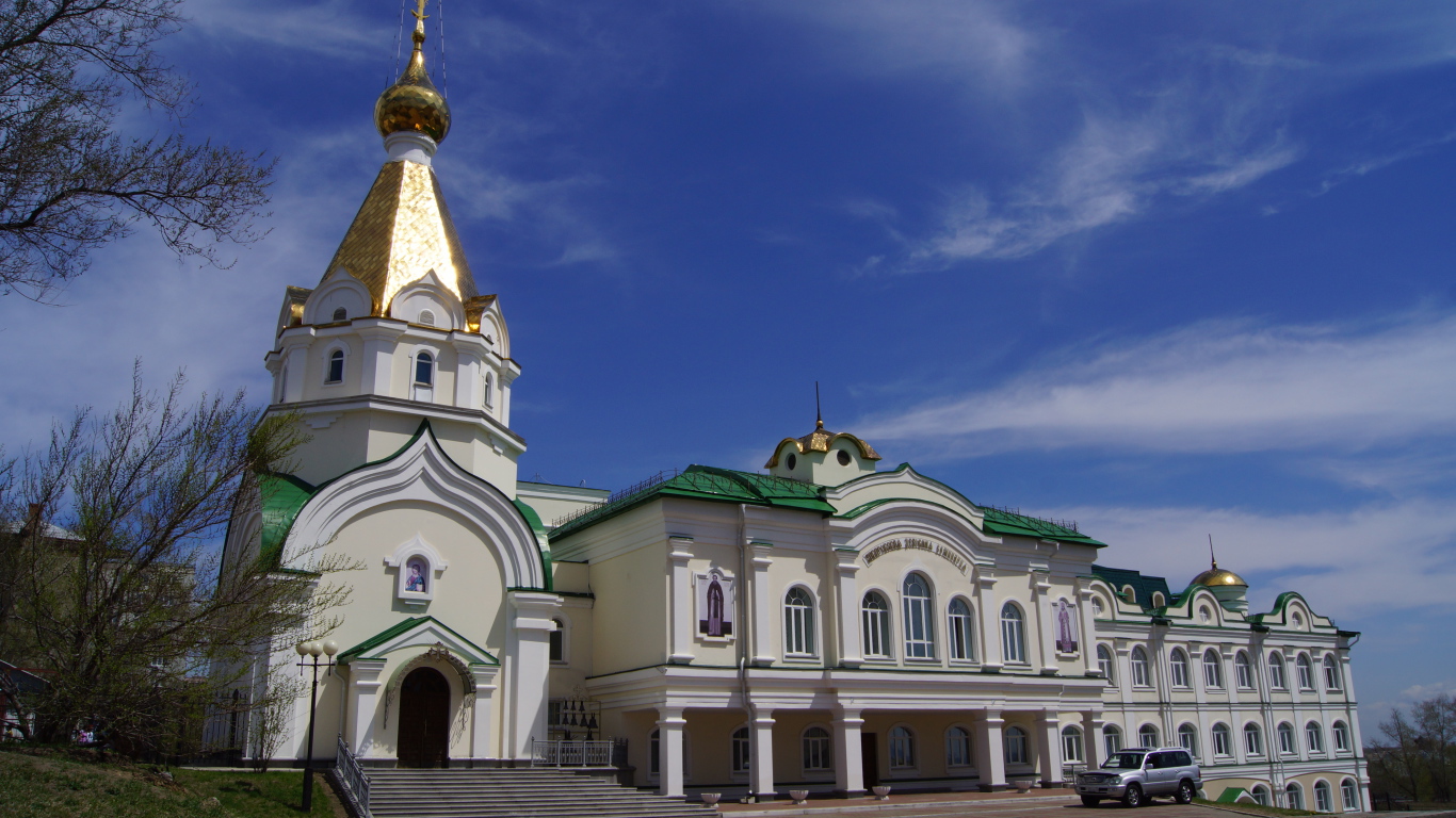 Спасо Преображенский кафедральный собор, город Хабаровск. Россия