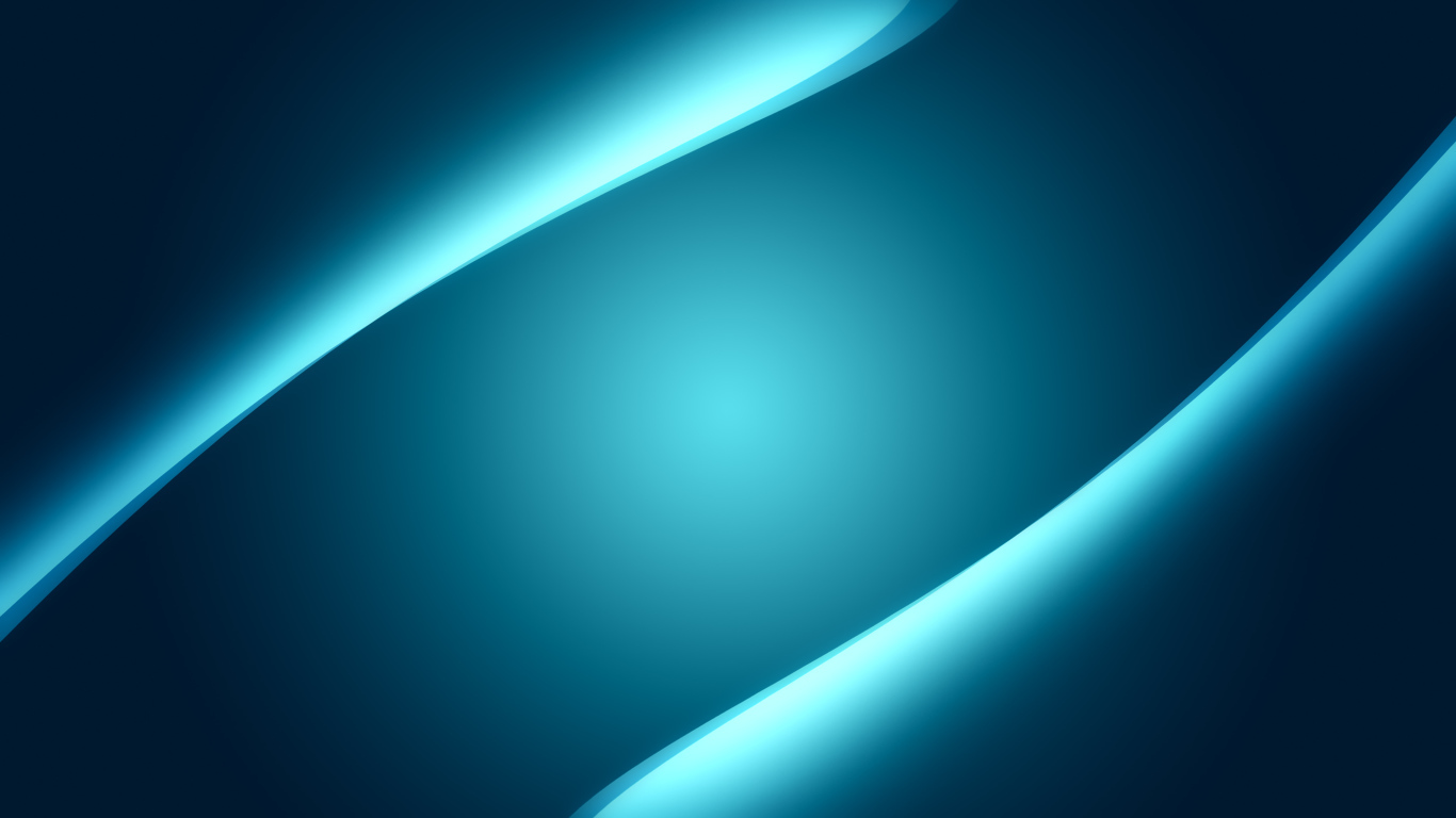 Neon blue wavy lines on a blue background