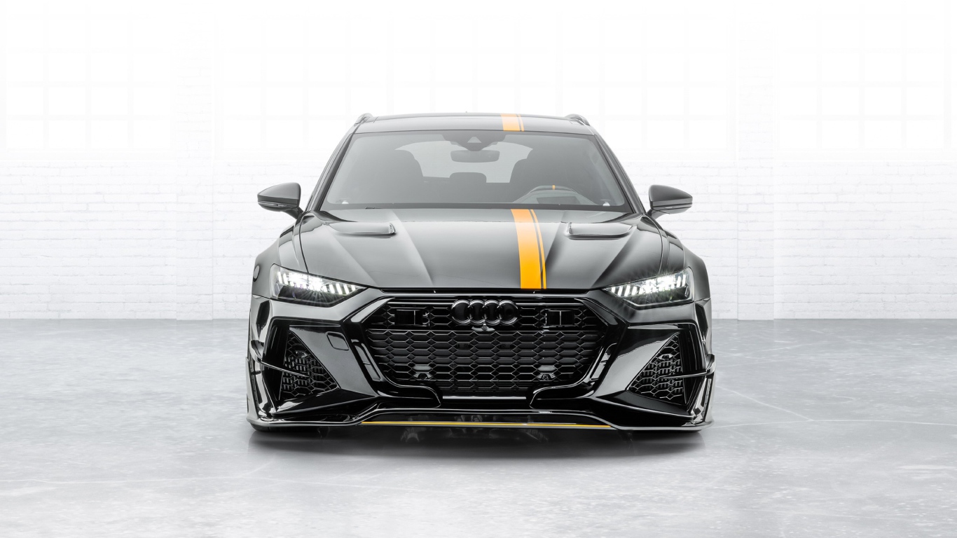 Автомобиль Mansory Audi RS 6 Avant 2020 года вид спереди 