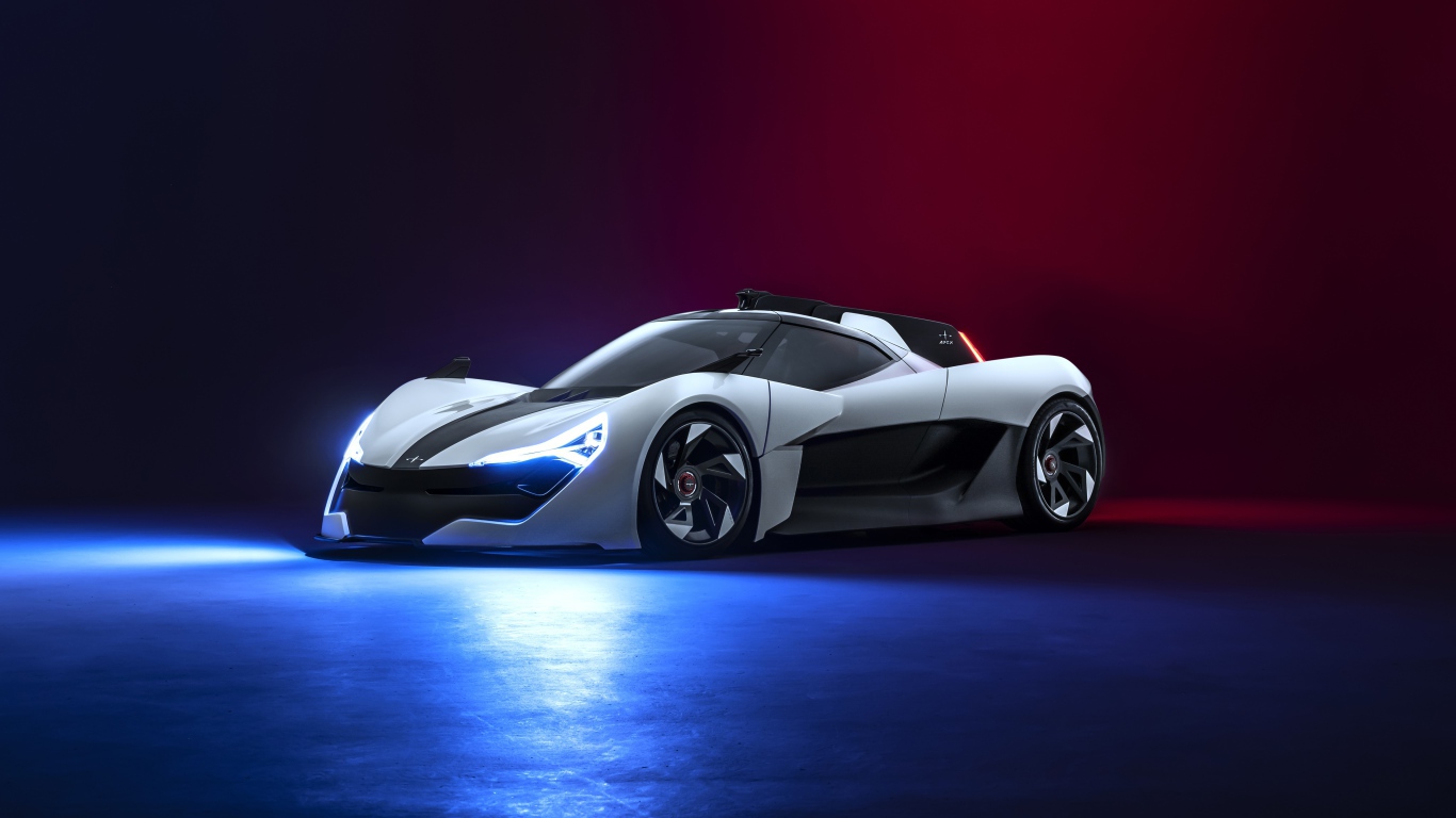 Быстрый автомобиль APEX AP-0 Concept 2020 года  
