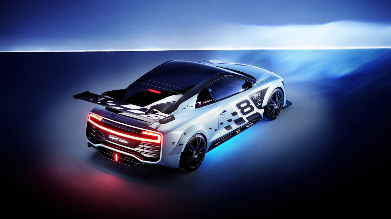 Автомобиль Gumpert Nathalie Race вид сзади